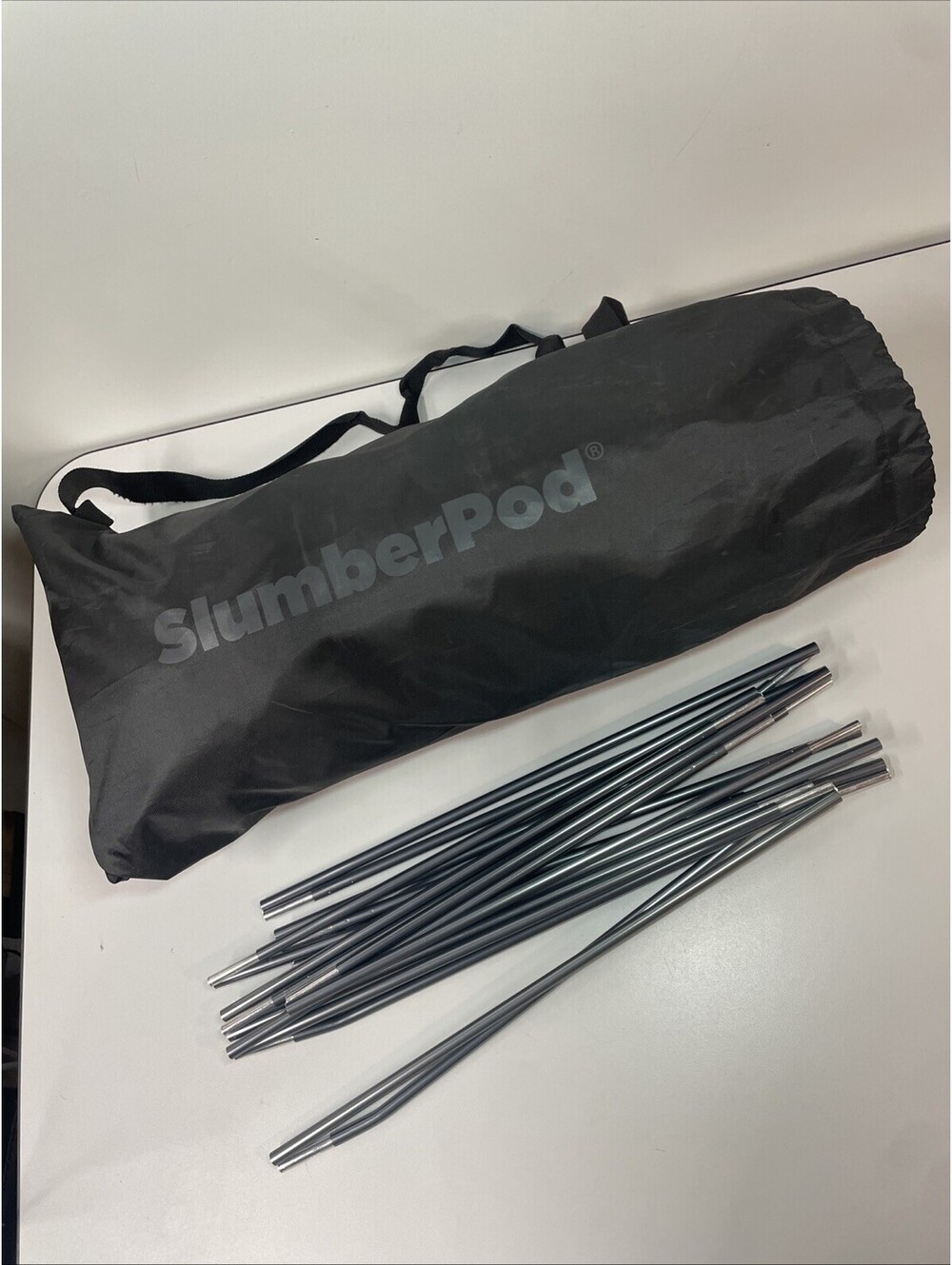 Slumberpod Privacy Pod Blackout Canopy Travel Sleep Space Tent  Black COMPLETE